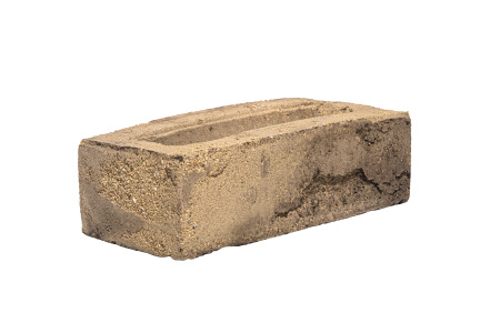 Кирпич ручной формовки Faber Jar Петровский штандарт полнотелый, цвет: желто-коричневый, под старину, М125, 215x102x65 мм