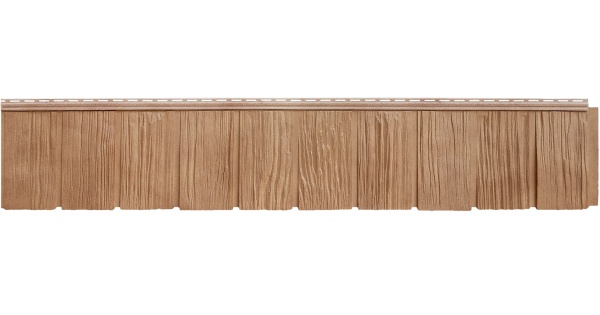 Фасадная панель Я фасад, Сибирская дранка 1631 х 257 мм Classic, цвет: янтарь