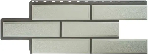 Фасадные панели Альта Профиль, Венецианский камень, 1260 х 450 мм цвет: белый