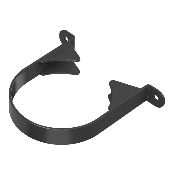 Хомут трубы, Технониколь, оптима Ø80 мм, цвет: черный