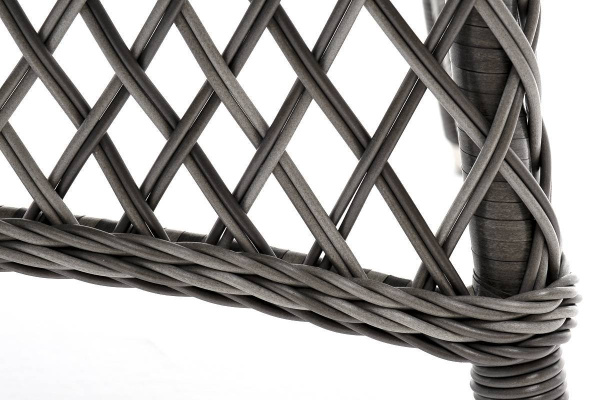 Стол плетеный круглый Эспрессо, Ø 118 см, высота 75 см цвет: графит