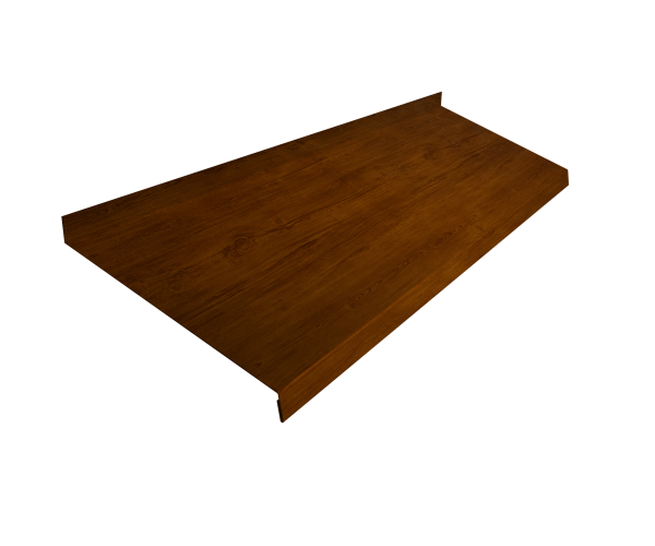 Отлив простой GL, 200 мм 0.4 мм, Print Premium, Golden Wood Fresh TwinColor, L=3000 мм