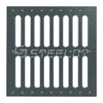 Решетка стальная штампованная к дождеприемнику SteeStart 300х300, А15