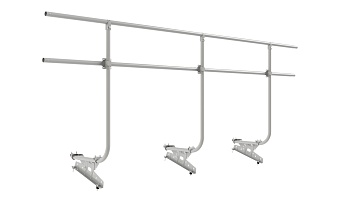 Ограждение кровельное для металлочерепицы Borge, H=1200 мм, L= 3000 мм RAL 9006