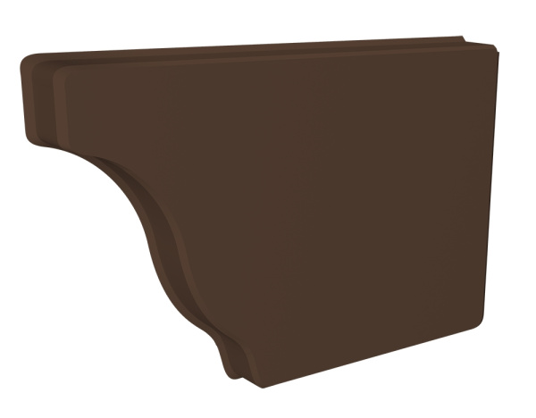 Заглушка правая Vortex Lite, Ø 130 мм, RAL 8017