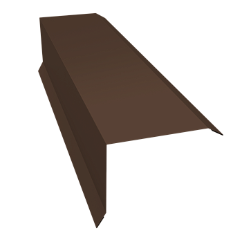 GL Торцевая планка, 80х100 мм 0.45 мм, PE, RAL 8017, L=2000 мм