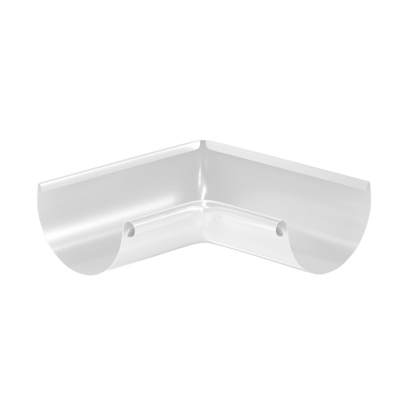 Угол желоба внутренний 90° Aquasystem Премиум Ø 125 мм, PU, RAL 9003