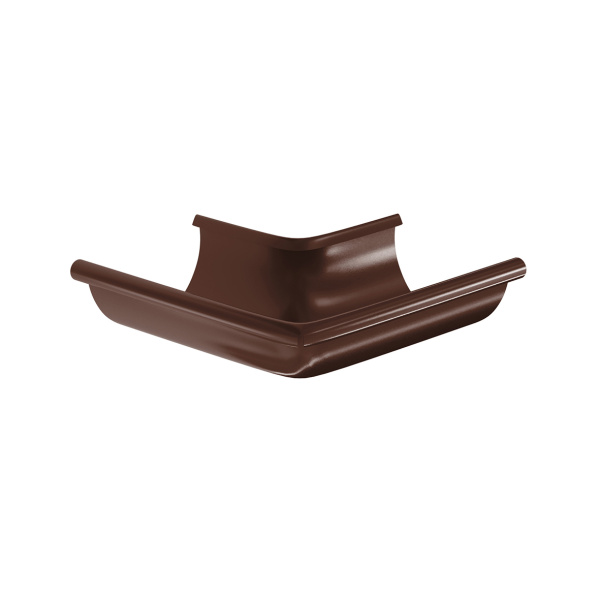 Угол желоба внешний 90° Aquasystem Премиум Ø150 мм, PU, RAL 8017