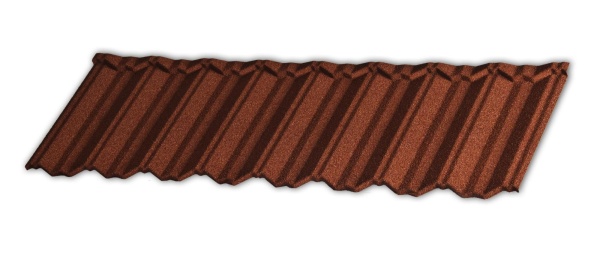 Композитная черепица Gerard Classic, 1265х369 мм цвет: Rosso