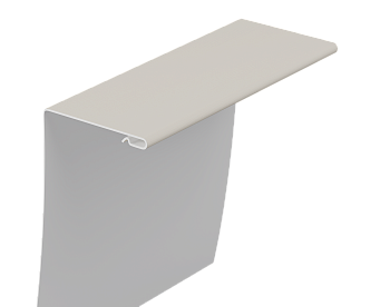 Универсальный околооконный профиль Docke, 89/254 мм L=3000 мм. серия Premium, цвет: пломбир