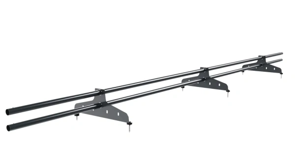 Снегозадержатель универсальный NewLine L=3000 мм, 3 опоры, 2 трубы, круг Ø25 мм, RAL 7016