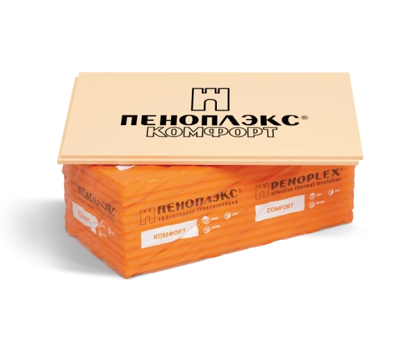 Пеноплэкс, Комфорт, 100х585х1185 мм, 2.7729 м², 0.2772 м³ уп