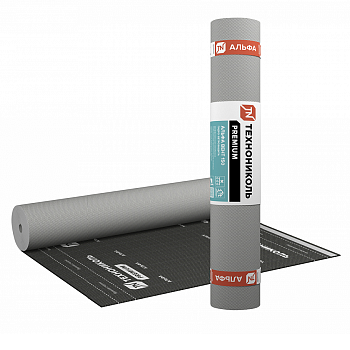 Технониколь Альфа Вент 150 ТПУ, гидро-ветрозащитная диффузионная мембрана, 75 м²