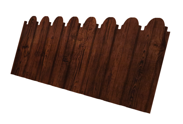 Профилированный лист GL C10 B, фигурный, 0.45 мм, Print Elite, Cherry Wood TwinColor Профилированный лист GL C10 B, фигурный, 0.45 мм, Print Elite, Cherry Wood TwinColor