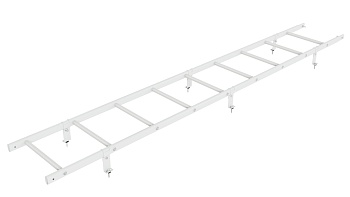 Лестница кровельная Borge, универсальная, L=2700 мм RAL 9003