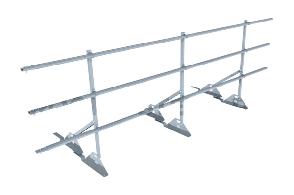 Ограждение кровельное для композитной черепицы Roofsystems Prestige композит, H=900 мм zinc, 3000 мм