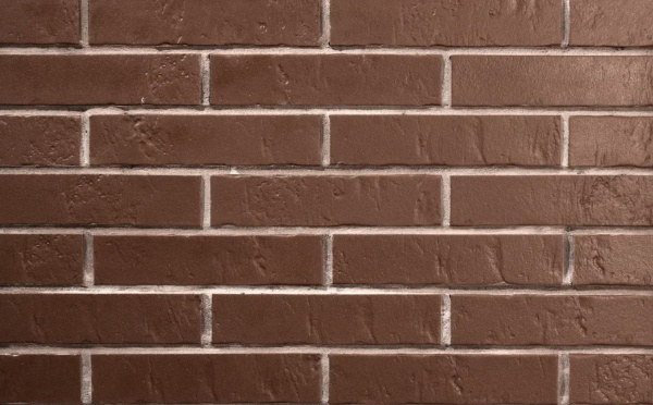 Фасадная плитка под кирпич, ABC Klinkergruppe, DF 240x52 мм, 7 мм рельефный, Braun
