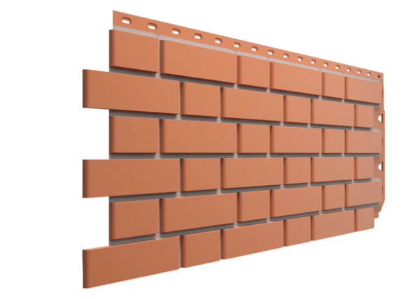 Фасадные панели Docke Флемиш, 1183х443 мм Standart, цвет: красный