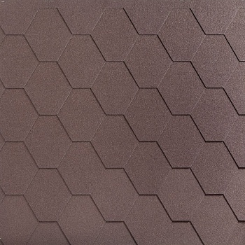 Битумная черепица, Katepal, KL цвет: коричневый, 3 м² / уп.