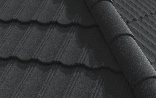 Композитная черепица Gerard Heritage, 1250х367 мм цвет: charcoal