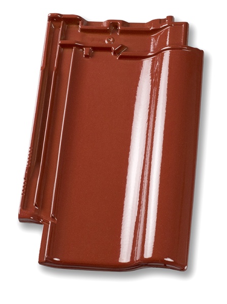 Керамическая черепица Nelskamp F 12, Красный глянцевый