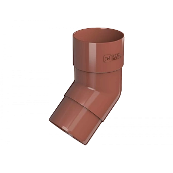 Колено трубы 108°, Технониколь пвх, стандарт Ø 82 мм, цвет: красный