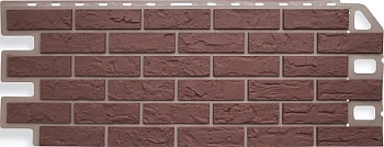 Фасадные панели Альта Профиль, Кирпич, 1140 х 480 мм цвет: красный