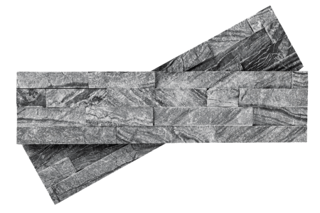 Мрамор, 3D панель из камня, 600х150 мм, Classic Woody Grey, 6 шт/уп