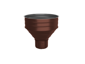 Воронка водосборная Ø350/150 мм, Optima, PE, RAL 8017