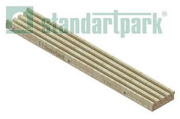 Лоток водоотводный Standartpark, CompoMax Open Slot, ширина 150 мм, h50, песочный, арт: 720