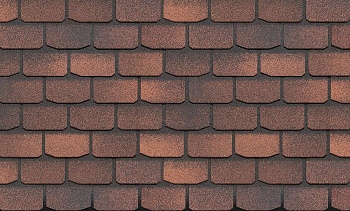 Битумная черепица, Docke, Premium, Женева цвет: кофе, 3.1 м² / уп.