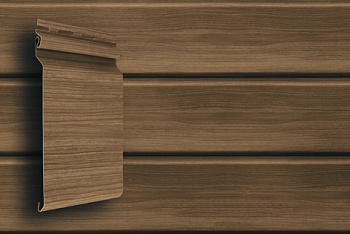 Сайдинг Grand Line, Natural-брус, L=3000 мм серия Design Tundra, цвет: кедр