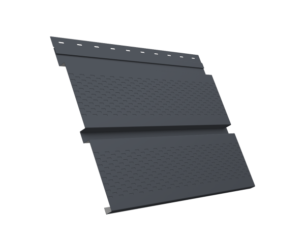 GL Софит металлический Квадро Брус, с перфорацией 0.5 мм, GreenCoat Pural Matt BT, RR 23