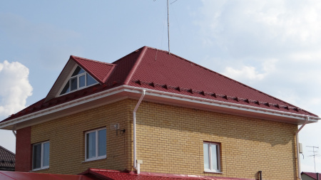 Водосточная система ПВХ Docke Lux, Ø140/100 мм, цвет: пломбир