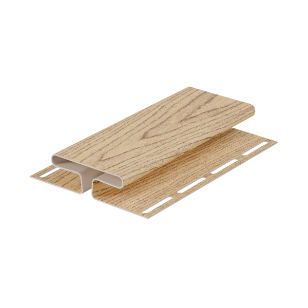 H-профиль пвх, Docke, L=3000 мм, серия Lux под дерево, цвет: Камчатский