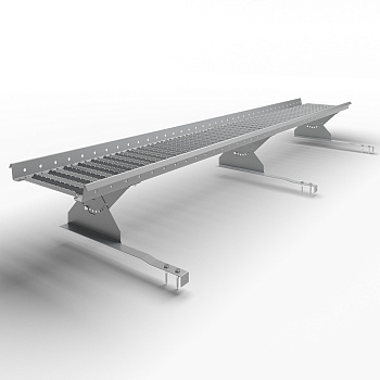 Мостик кровельный для натуральной черепицы Roofsystems Prestige натур, L=2450 мм RAL 7004