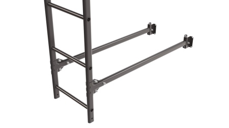 Фасадная лестница Borge, нижняя секция, L=1800 мм RAL 8019