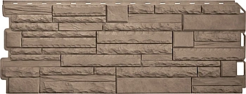 Фасадные панели Альта Профиль, Камень скалистый ЭКО, 1170 х 450 мм цвет: бежевый