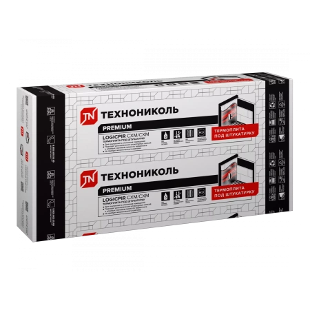 Технониколь, Logicpir СХМ/СХМ 1190х590х100 мм 4,2126 м2, 0,42126 м3