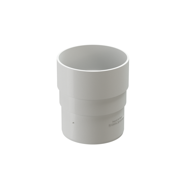 Муфта трубы соединительная, Docke Premium, Ø85 мм, цвет: пломбир