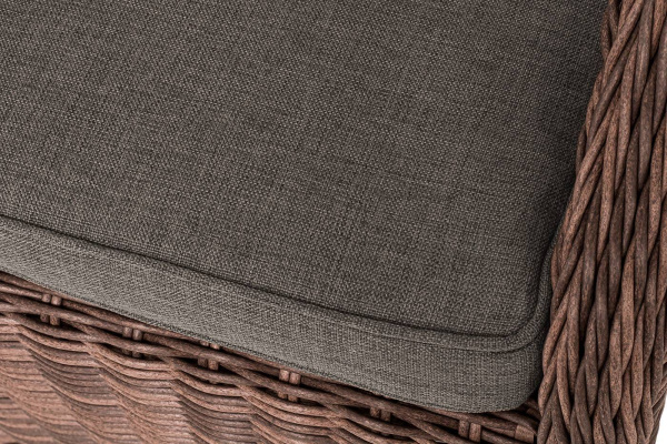 Стул плетеный из искусственного ротанга, Неаполь, цвет: коричневый