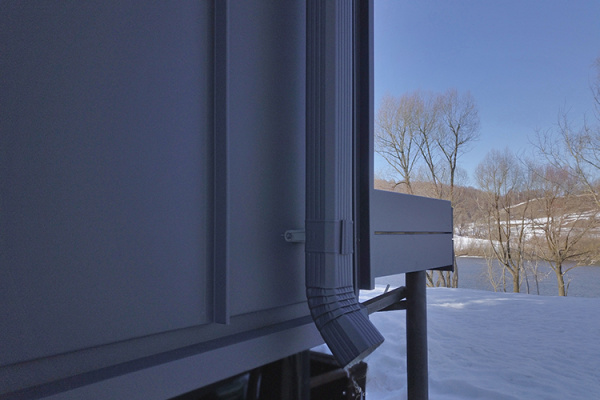 Заглушка левая Vortex Matt, Ø 126 мм, RAL 9005