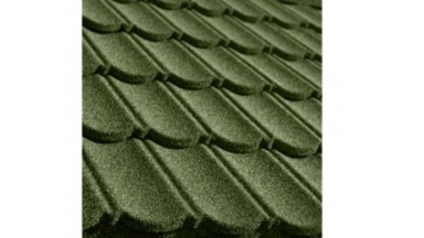 Композитная черепица Grand Line Barcelona new, 1350х417 мм цвет: мятный мокко