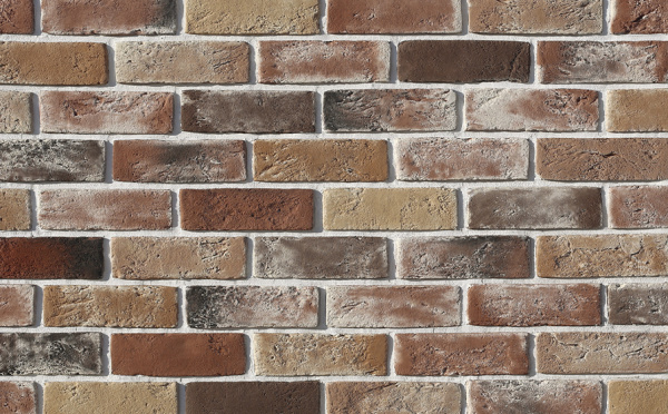 Декоративный камень White Hills Кёльн брик под Кирпич, цвет: 323-90 / микс