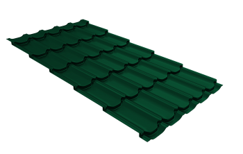 Профиль волновой Grand Line квинта плюс 0.45 мм, Drap TR, RAL 6005