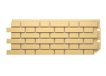 Фасадные панели Docke Флемиш, 1183х443 мм Standart, цвет: желтый