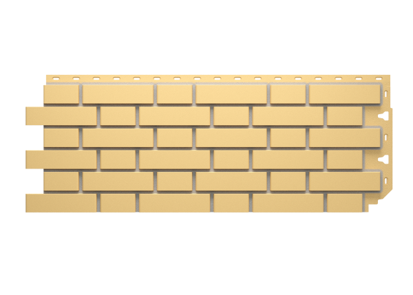 Фасадные панели Docke Флемиш, 1183х443 мм Standart, цвет: желтый