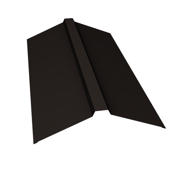 GL Планка конька прямоугольного, 150х30х150 мм 0.45 мм, PE, RR 32, L=2000 мм