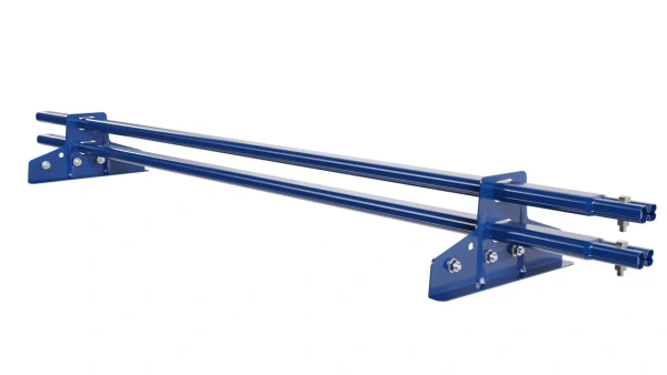 Снегозадержатель для фальцевой кровли Borge L=1500 мм, 2 опоры, 2 трубы, овал 25х45 RAL 5005