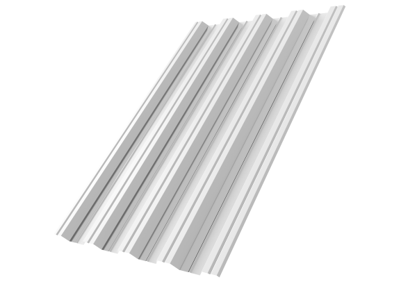 Профилированный лист GL HC44 А, 0.8 мм, PE, RAL 9003